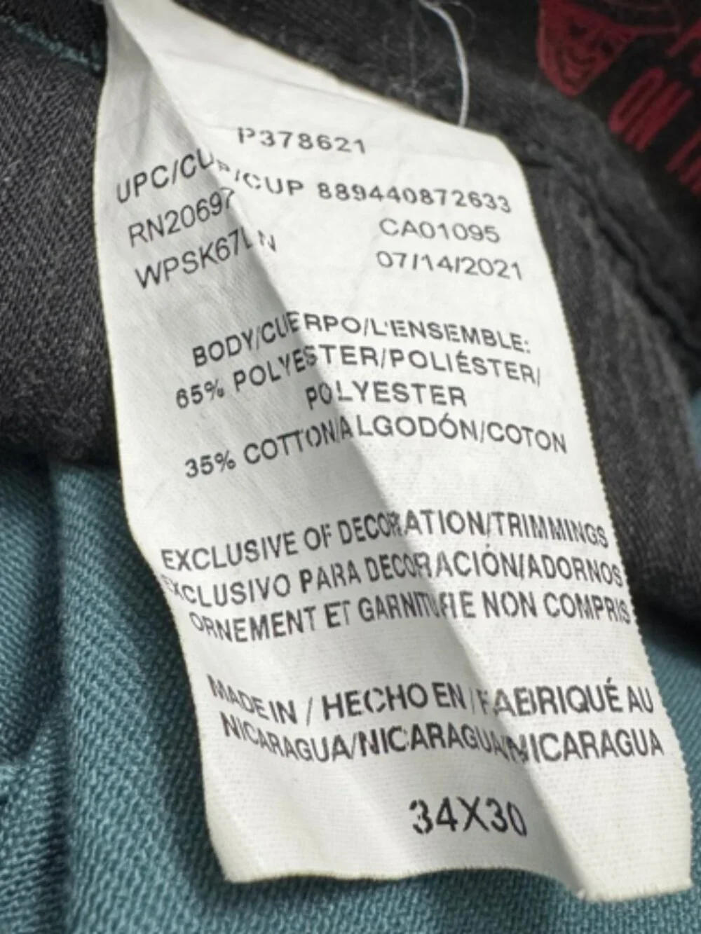 Dickies Pants 34x30 - Picture 3 of 3